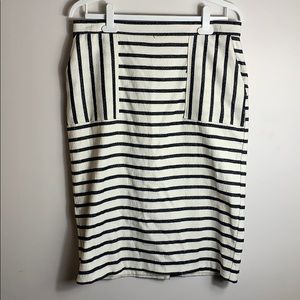 Black and white stripe size 12 Eva Mendes skirt